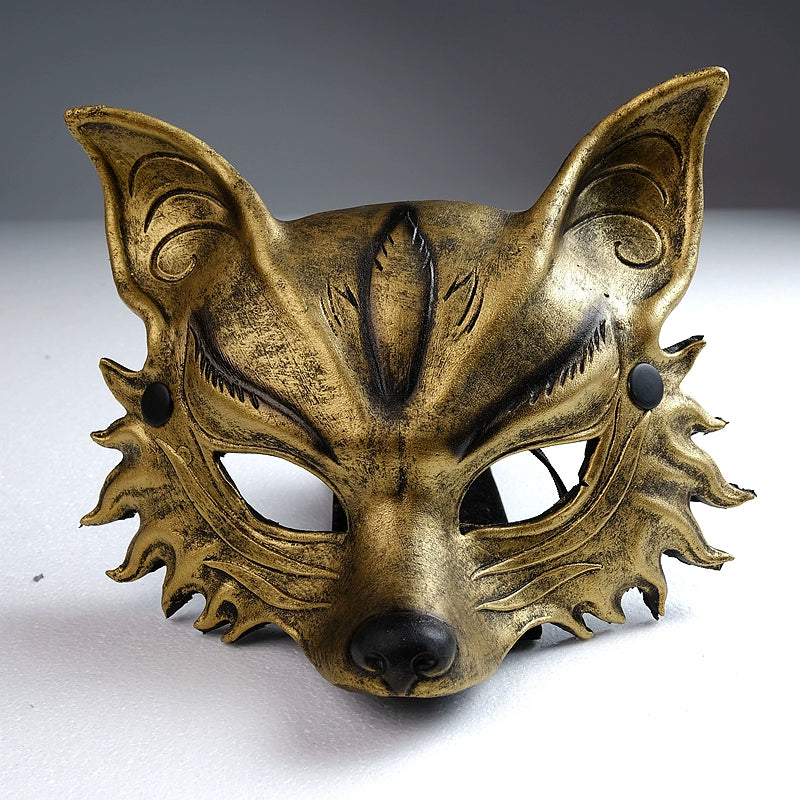 Masque "RENARD EN LAITON"