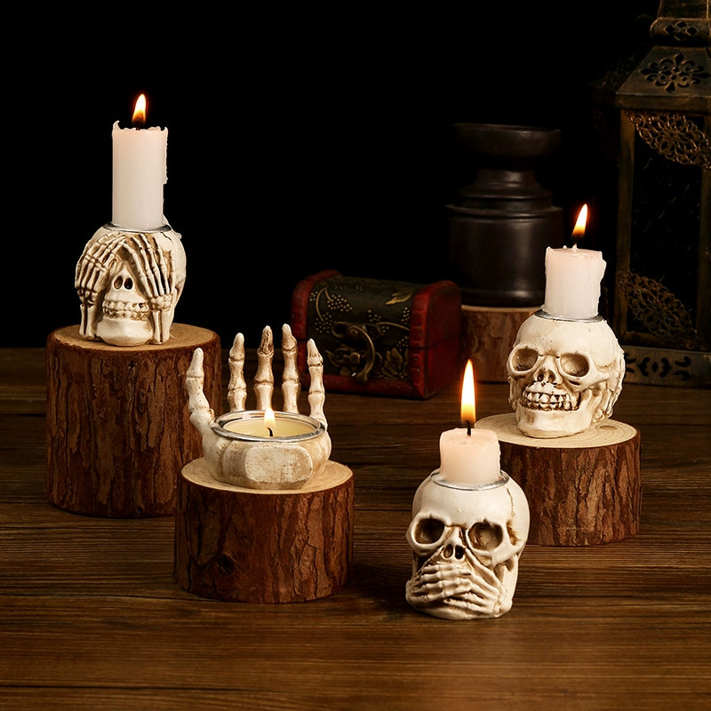 "BONES" Candle Holder