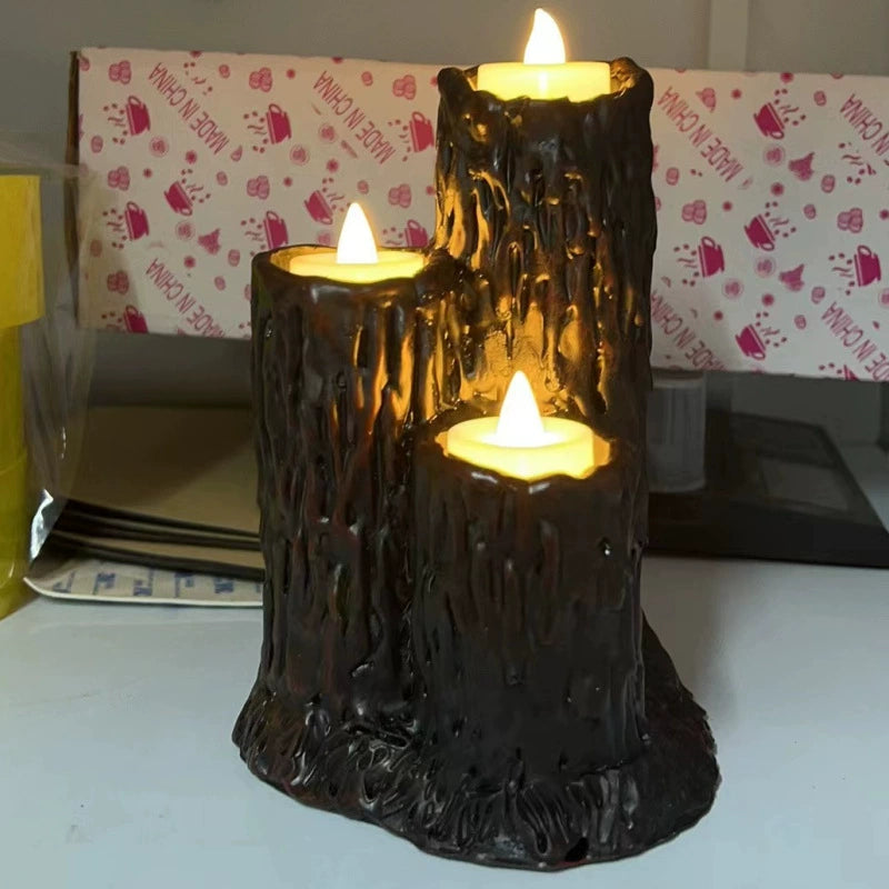"MELTED" Candlesticks Decor