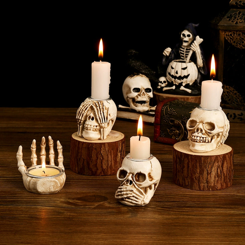 "BONES" Candle Holder
