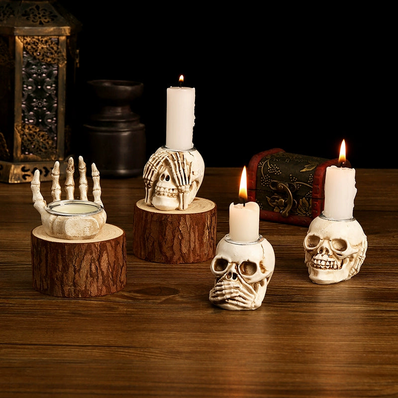 "BONES" Candle Holder