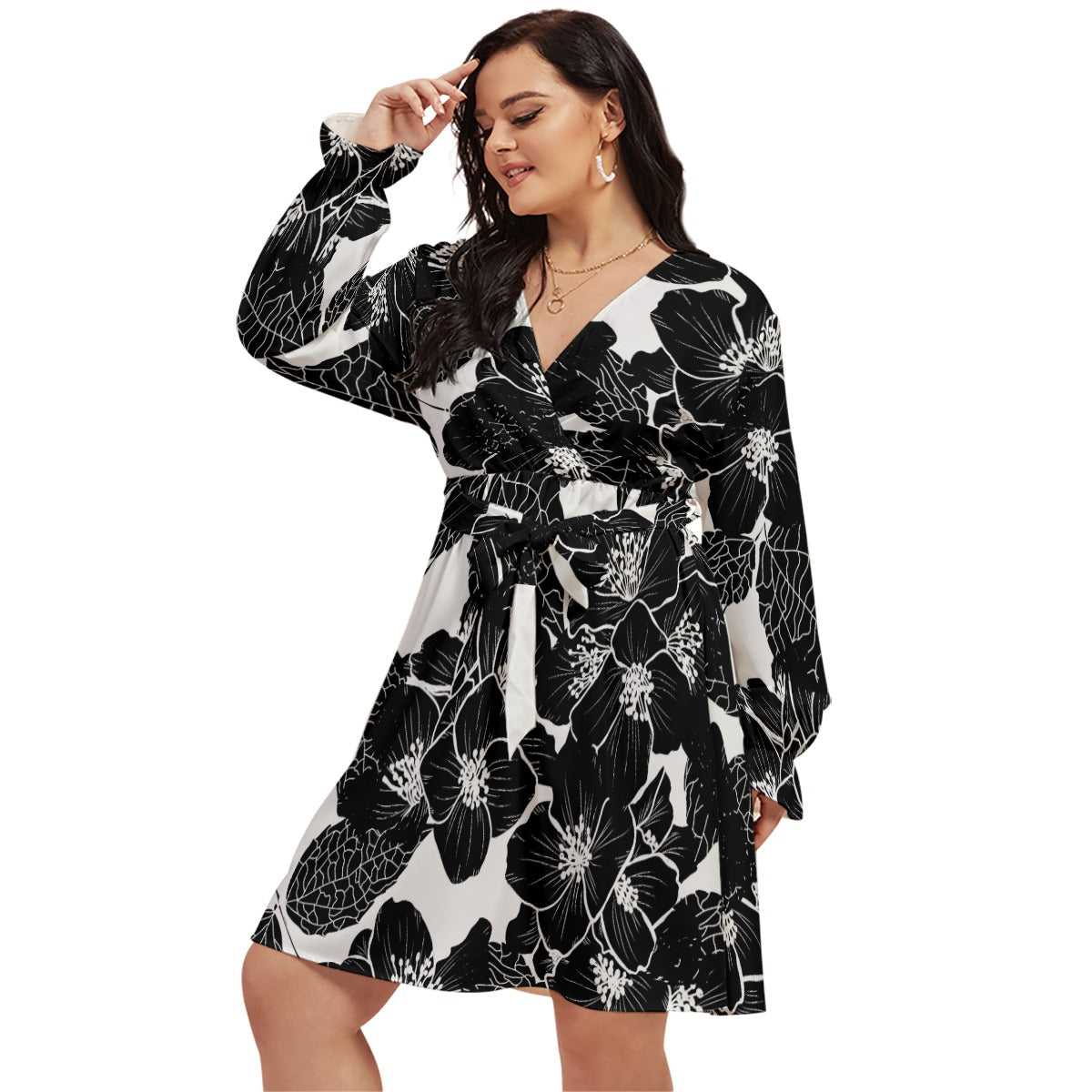 Robe "FLEUR NOIRE"