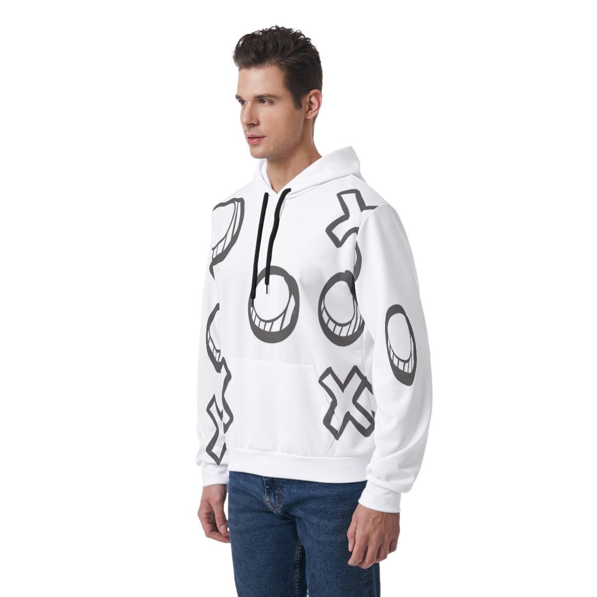 Sweat à capuche "XO"