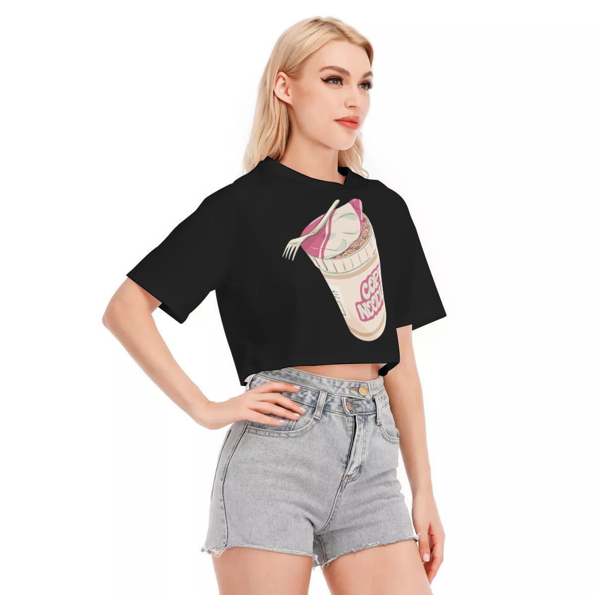 "COLLEGE BROKE" Crop Top