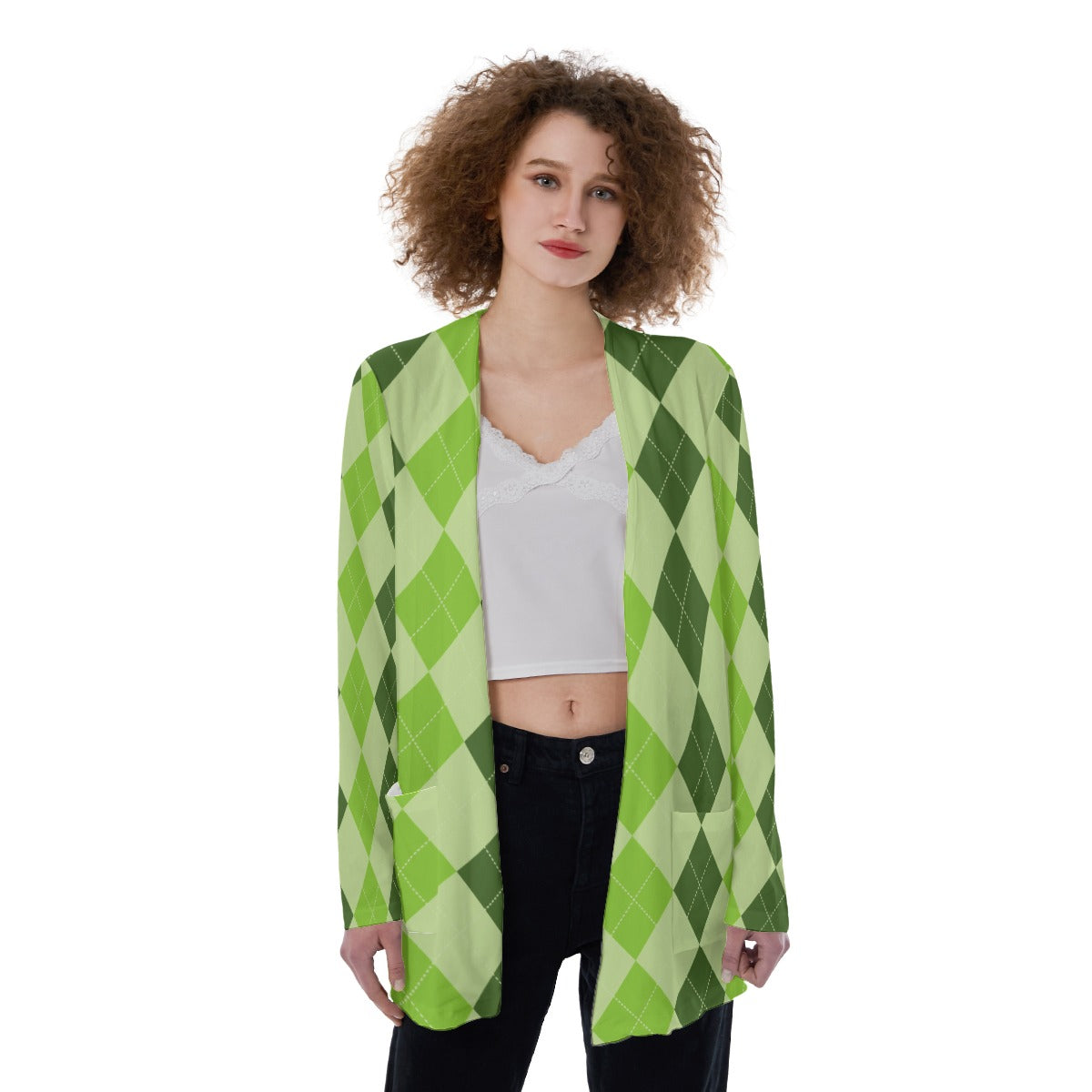 "TAINTED" Patch Pocket Cardigan