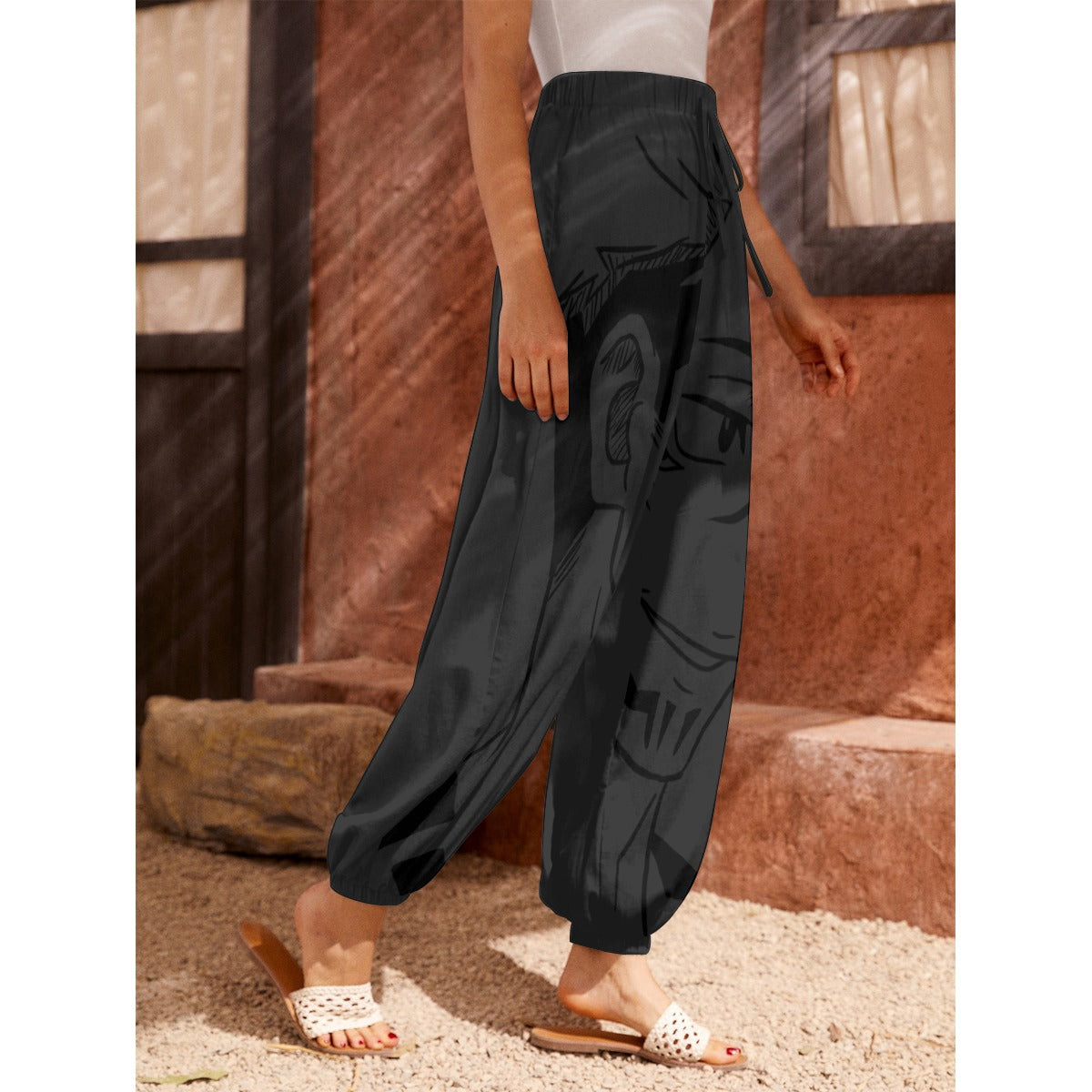 "CURSED KING" Carrot Pants