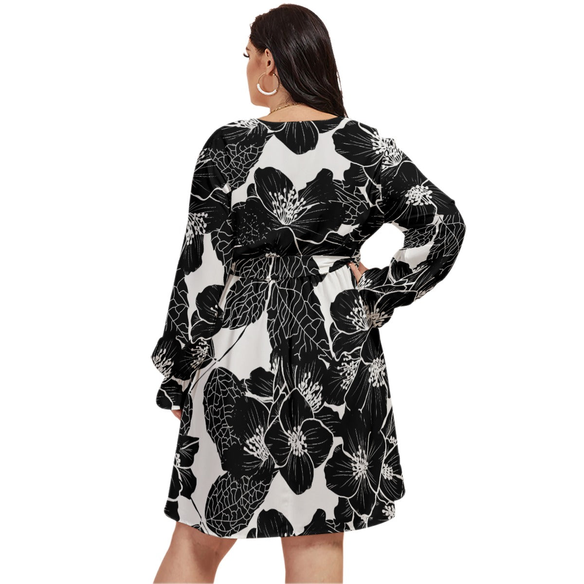 Robe "FLEUR NOIRE"