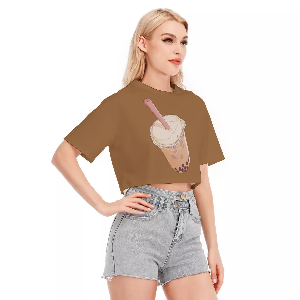 "BOBA" Crop Top