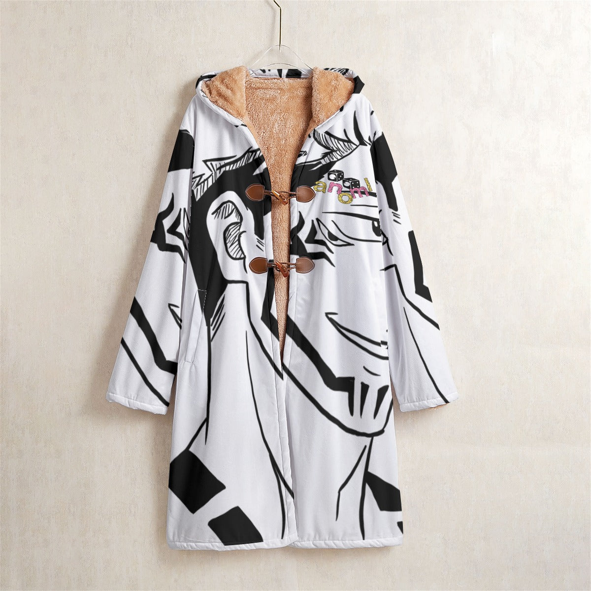 Coupe-vent long en polaire "CURSED KING"