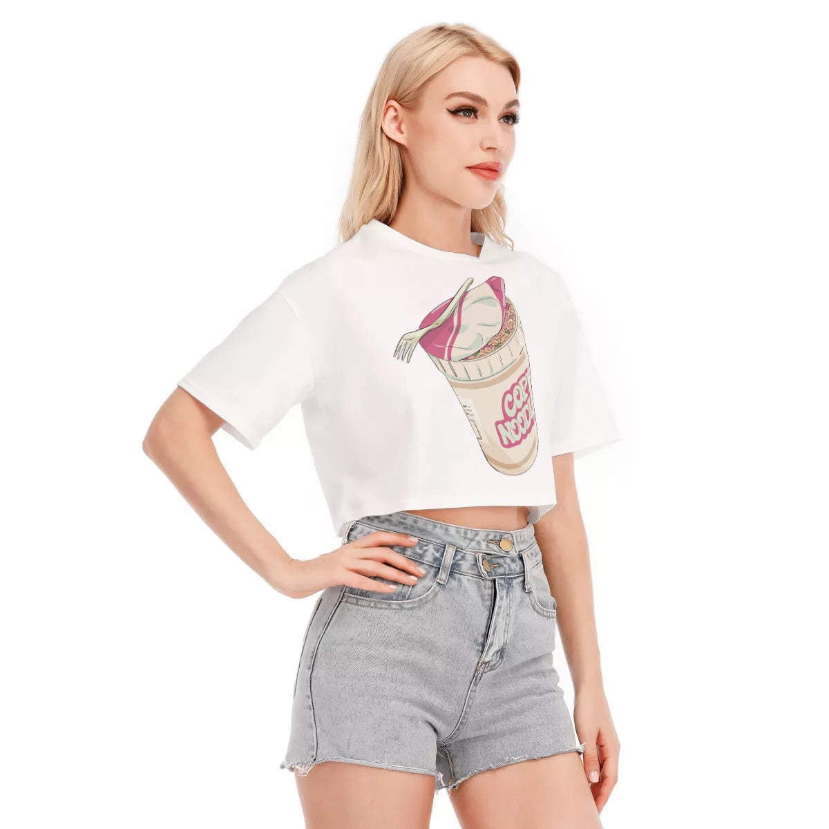 "COLLEGE BROKE" Crop Top