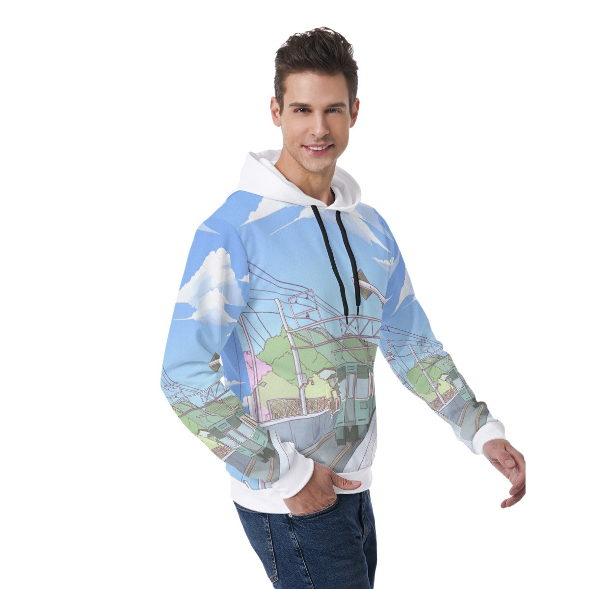 Sweat à capuche "GARE"