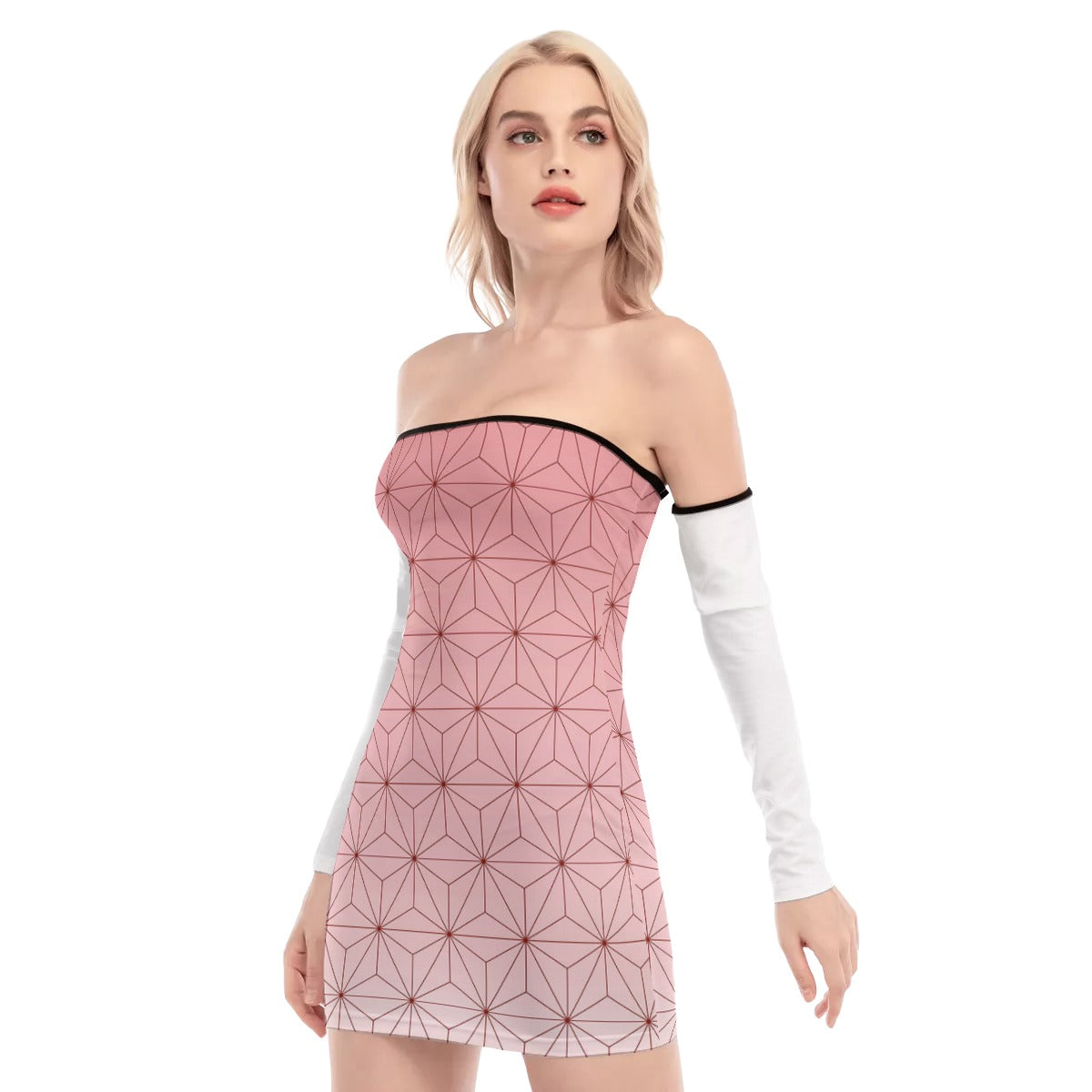 "OUT OF THE BOX" Off-shoulder Back Lace-up Dress