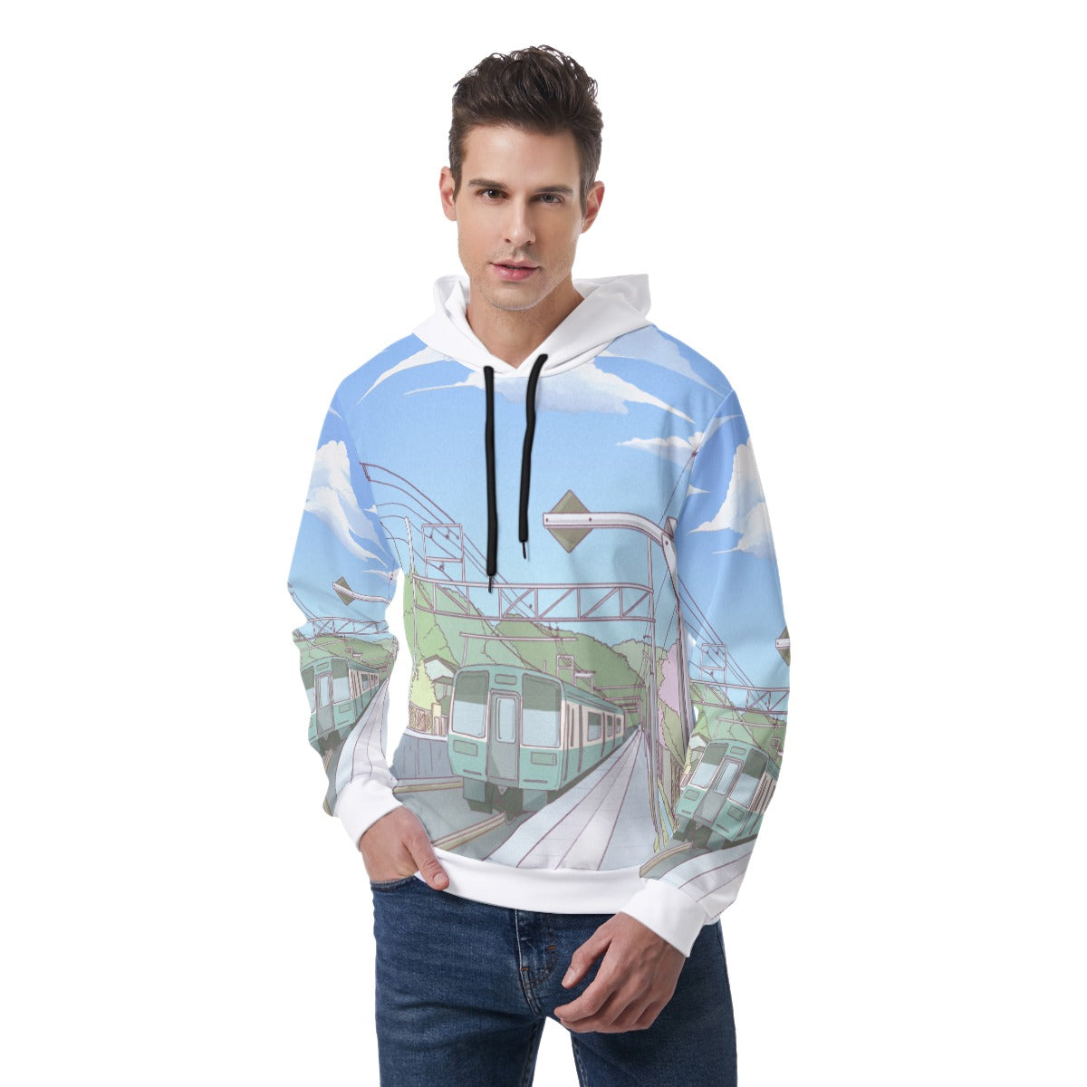 Sweat à capuche "GARE"