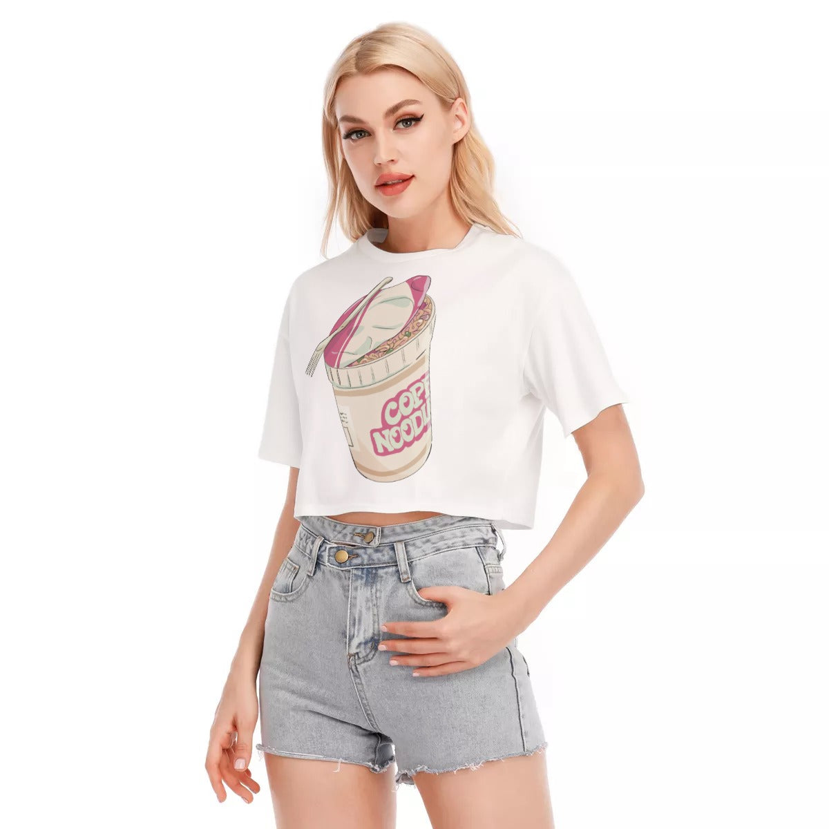 "COLLEGE BROKE" Crop Top
