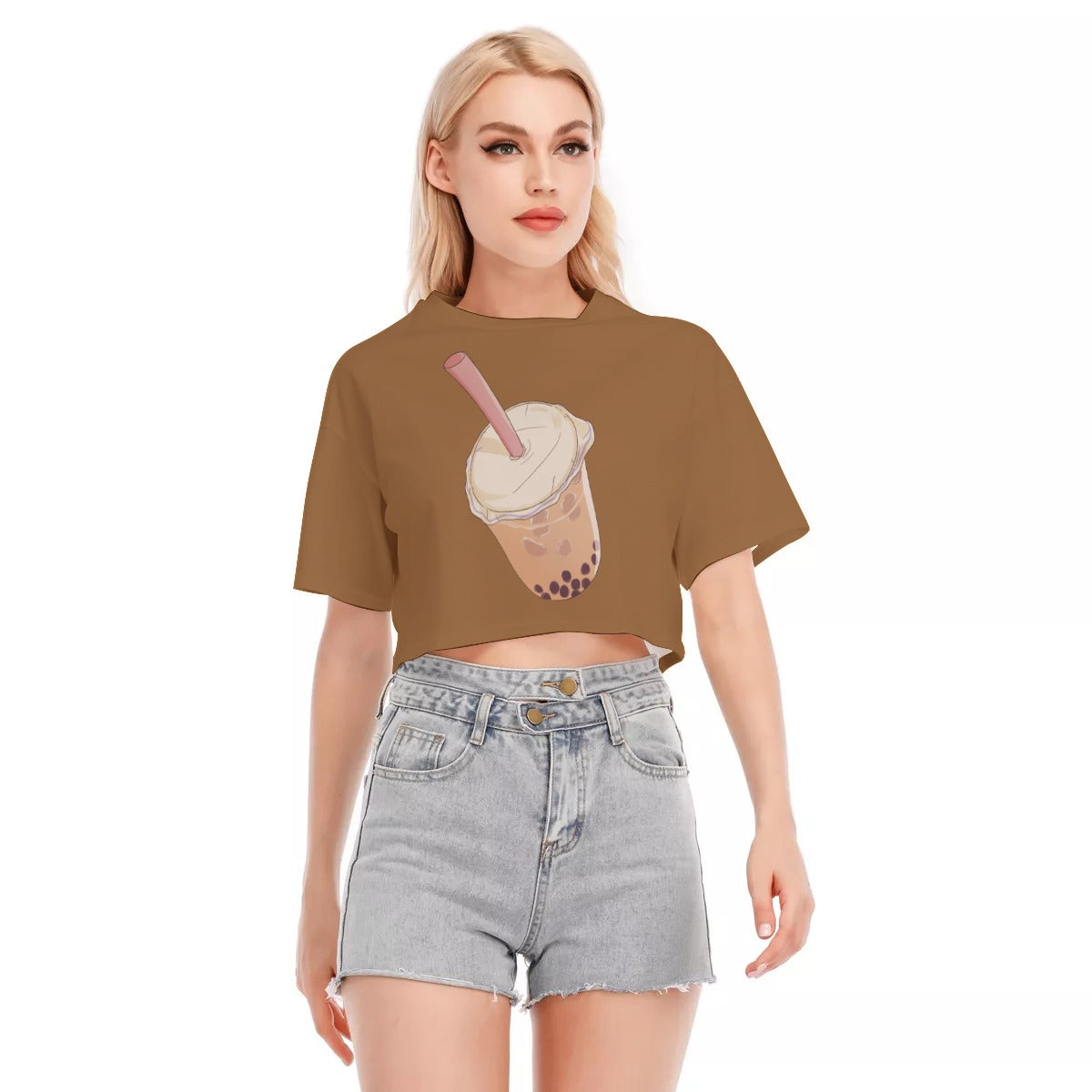 "BOBA" Crop Top
