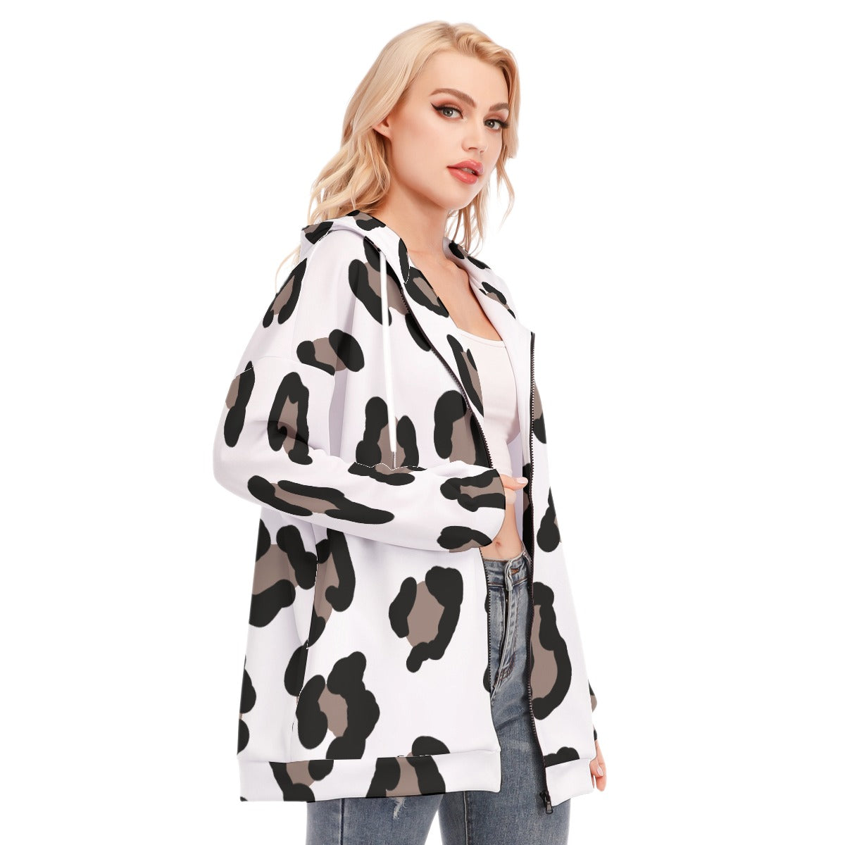 "APPEL À TOUS LES MONSTRES" Sweat à capuche long