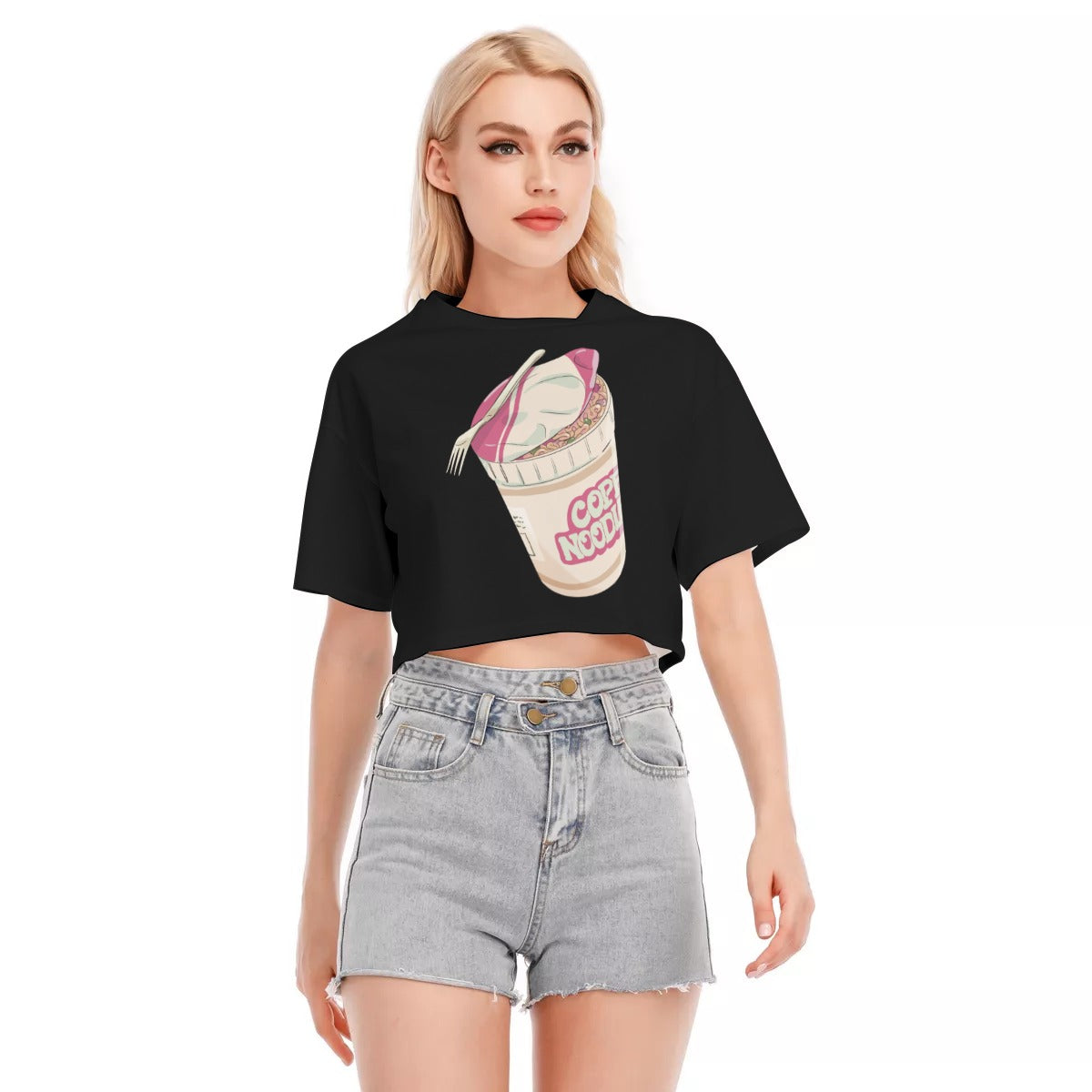 "COLLEGE BROKE" Crop Top