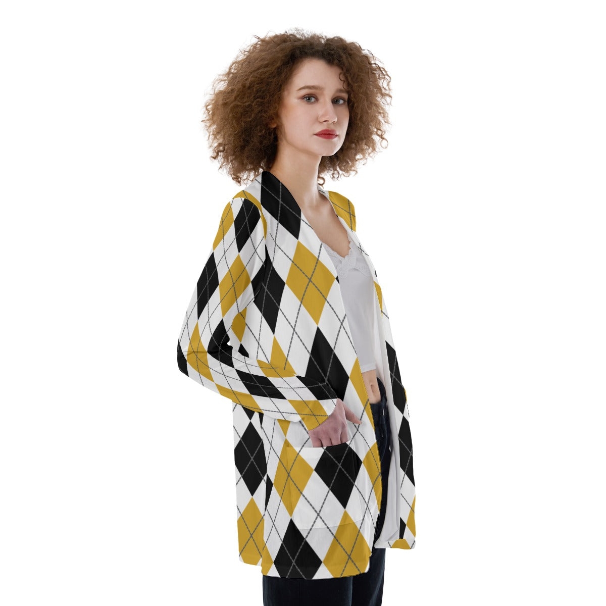 "TAINTED" Patch Pocket Cardigan