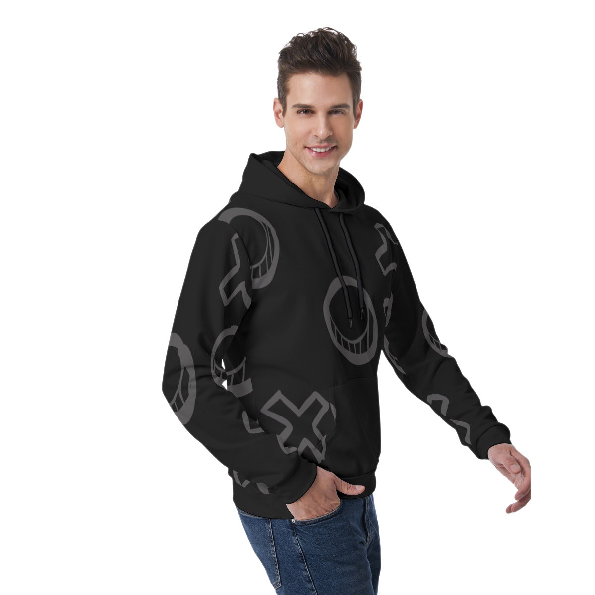 Sweat à capuche "XO"