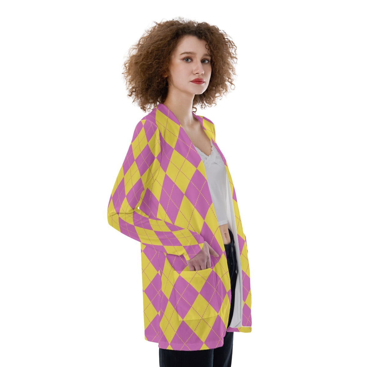 "TAINTED" Patch Pocket Cardigan