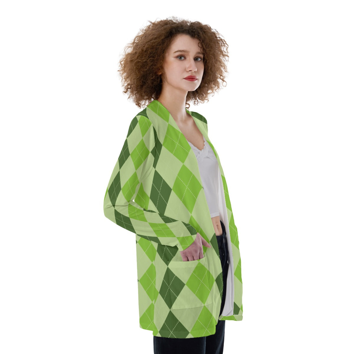 "TAINTED" Patch Pocket Cardigan