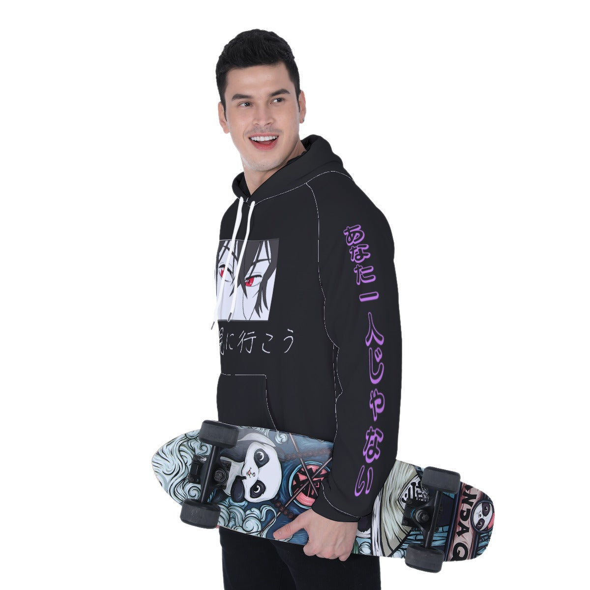 "YOU'RE NOT ALONE" Heavy Fleece Raglan Hoodie