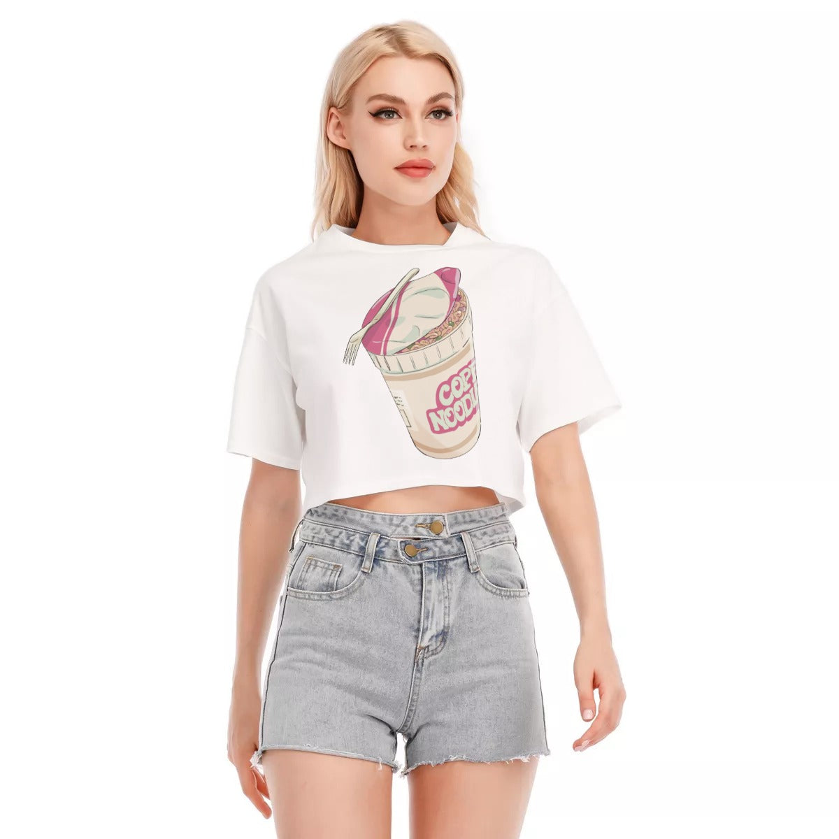 "COLLEGE BROKE" Crop Top