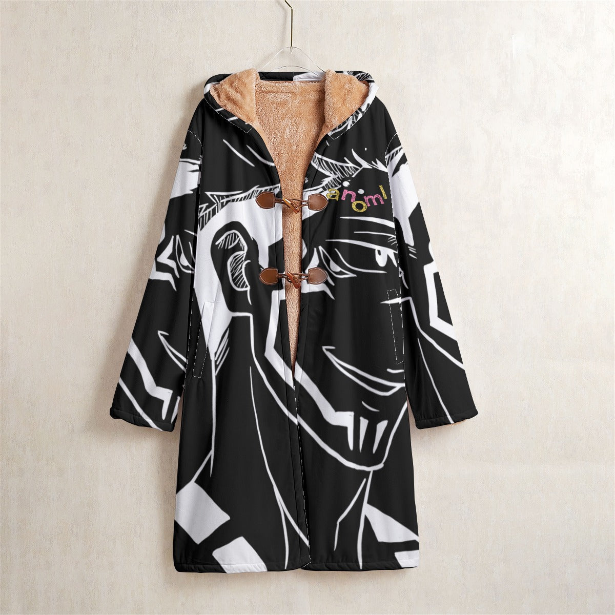 Coupe-vent long en polaire "Negative CURSED KING"