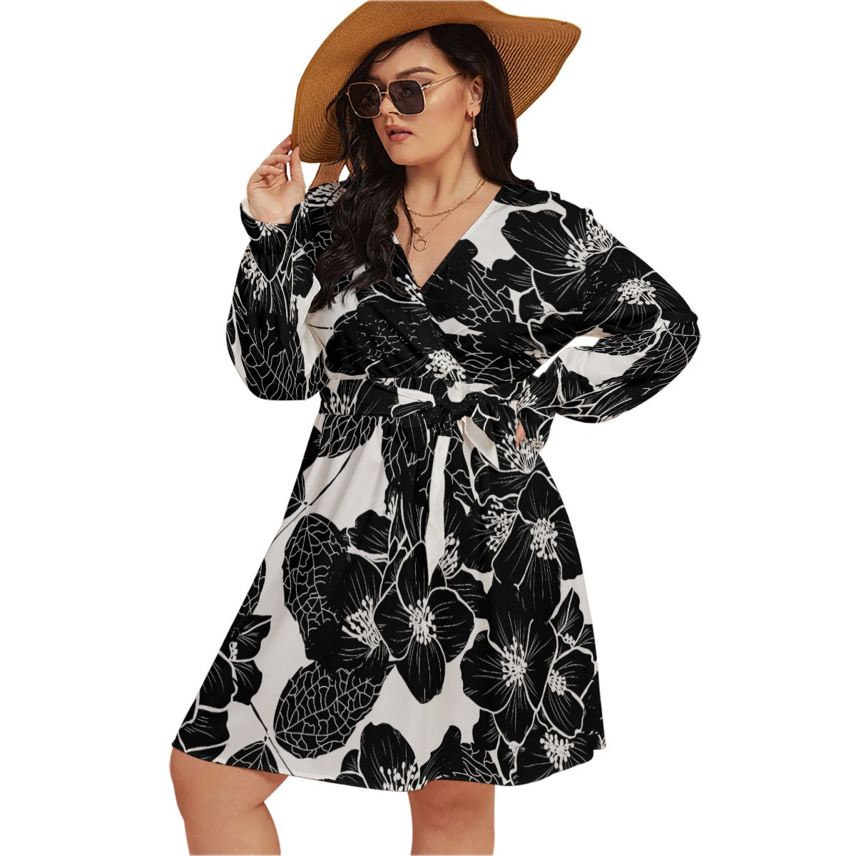Robe "FLEUR NOIRE"