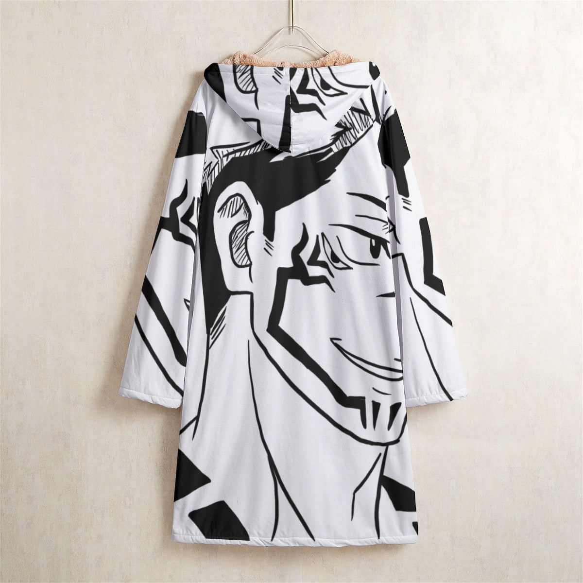 Coupe-vent long en polaire "CURSED KING"