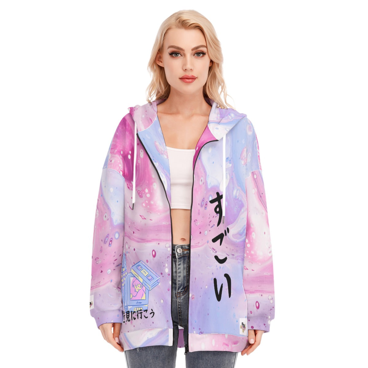 "EUPHORIC NOSTALGIA" Long Hoodie