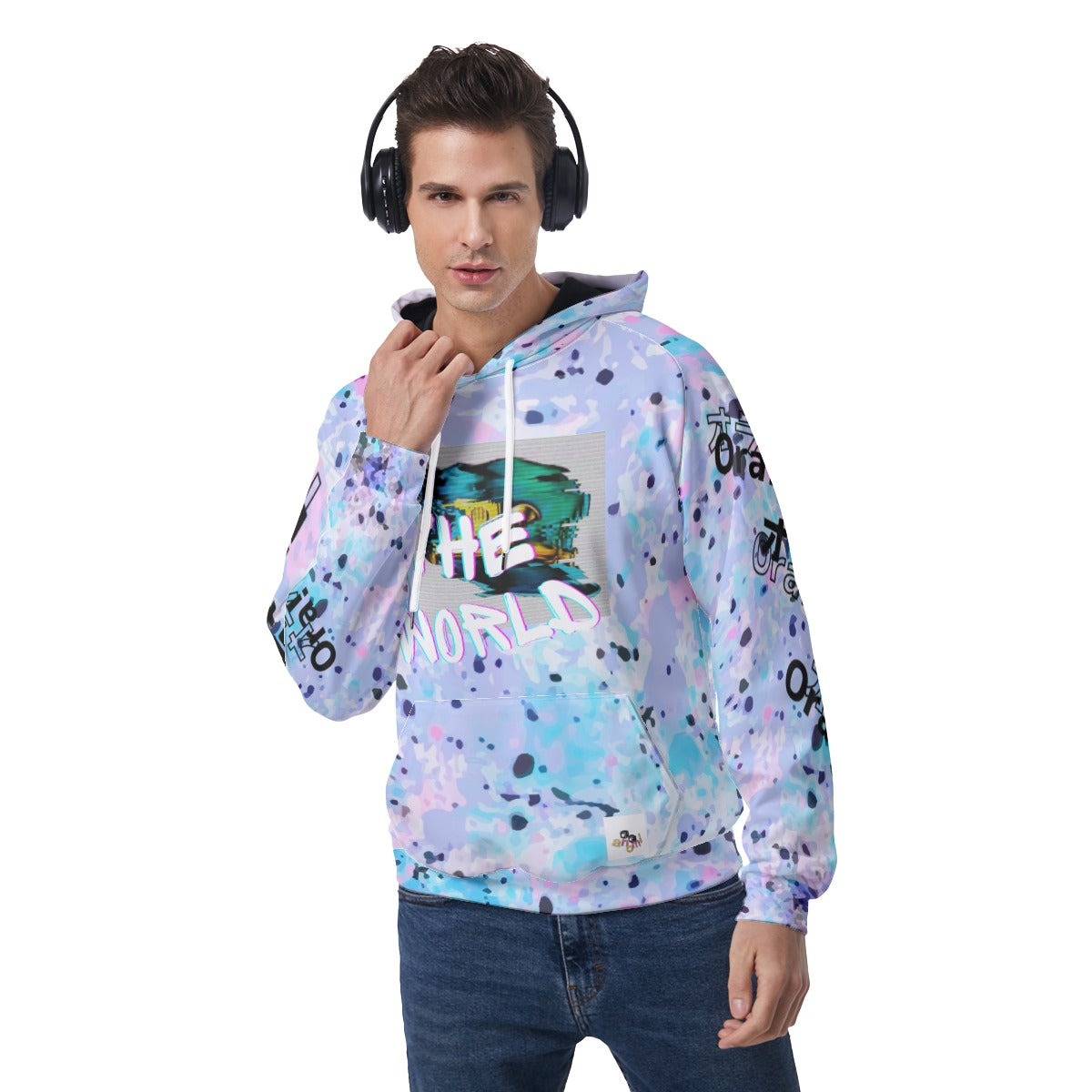 Sweat à capuche "ZA WORLD"