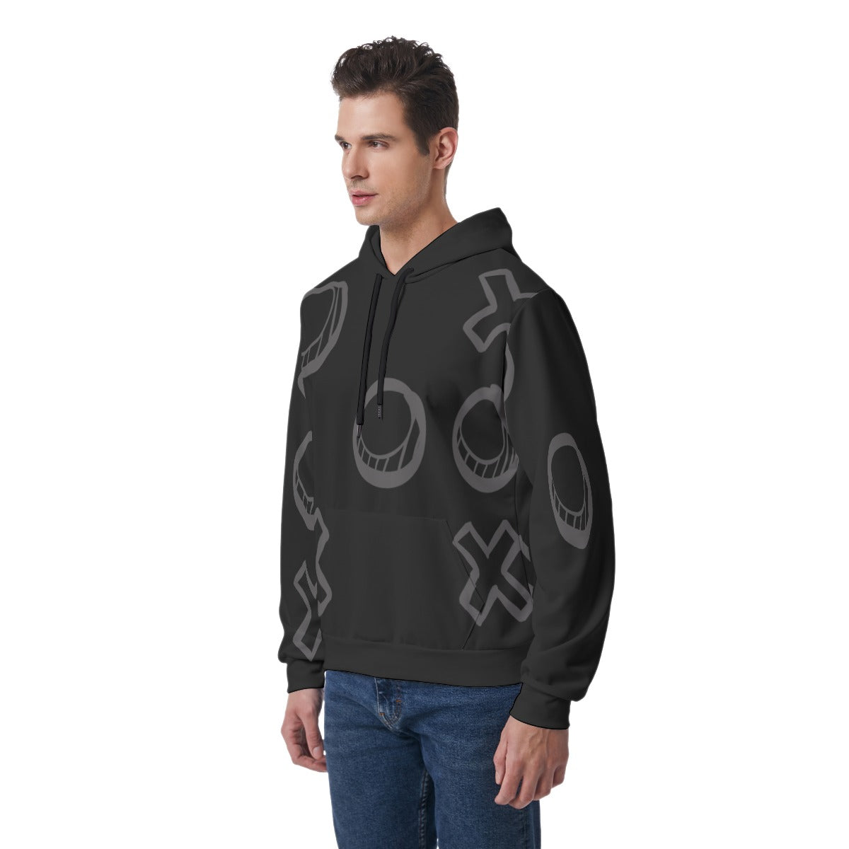 Sweat à capuche "XO"