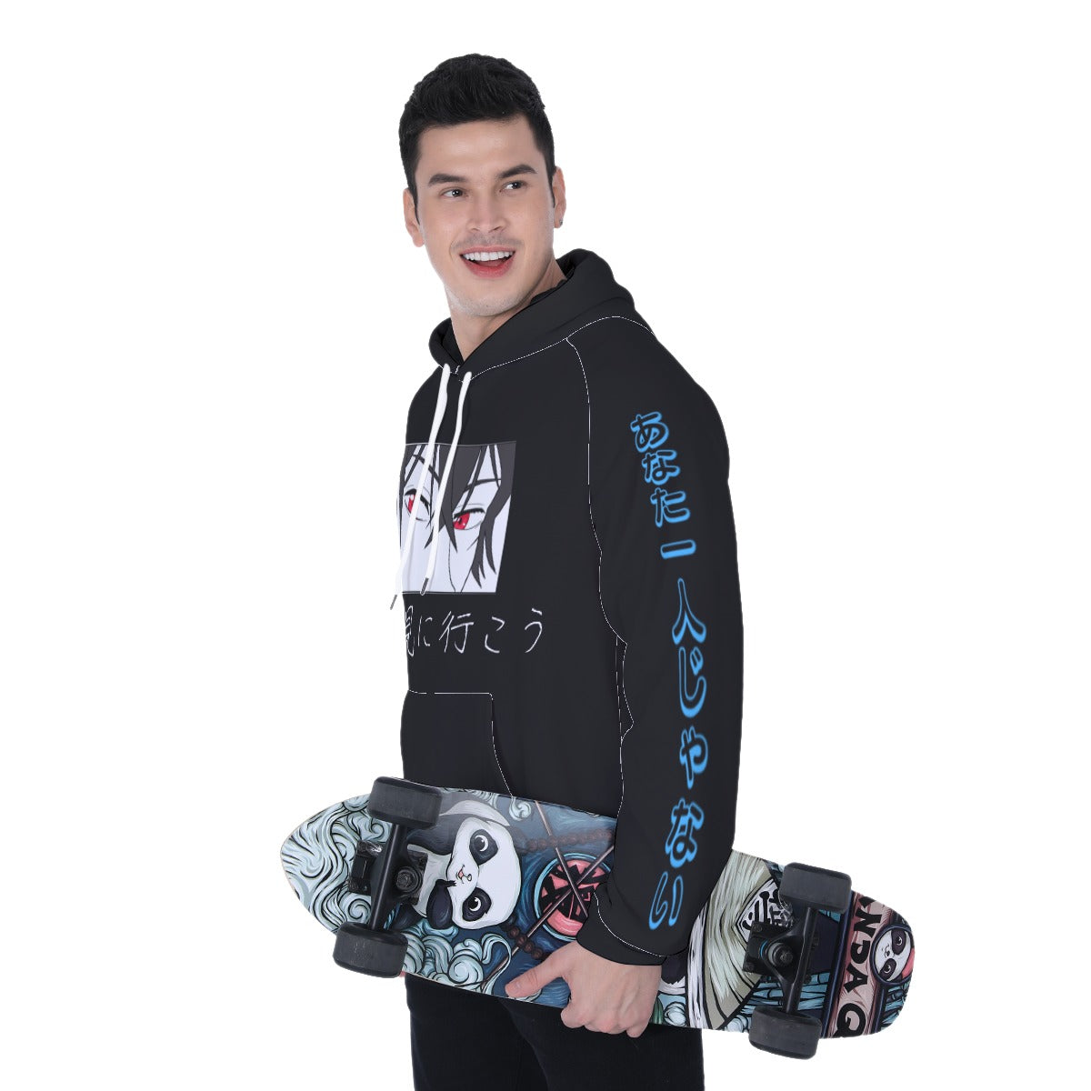 "YOU'RE NOT ALONE" Heavy Fleece Raglan Hoodie