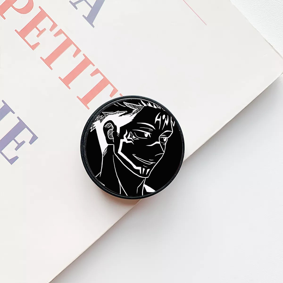 "NEGATIVE CURSED KING" Phone Holder