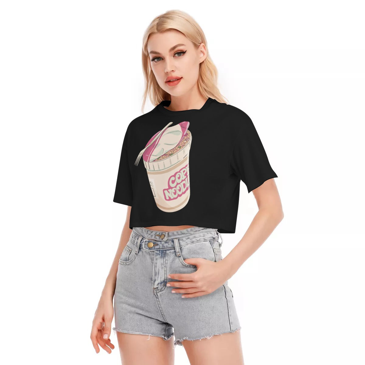 "COLLEGE BROKE" Crop Top