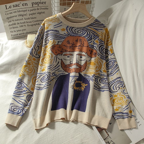 "GOGH VAN" Sweater