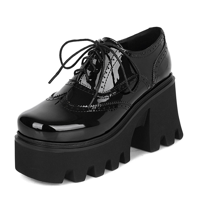 Gdgydh Oxford Walker Platform Shoes