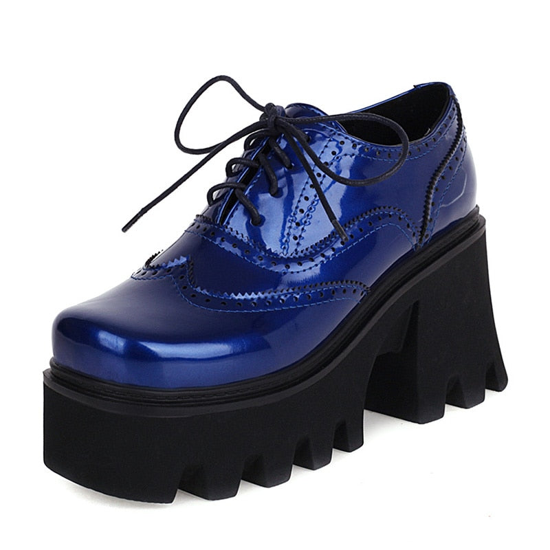 Gdgydh Oxford Walker Platform Shoes