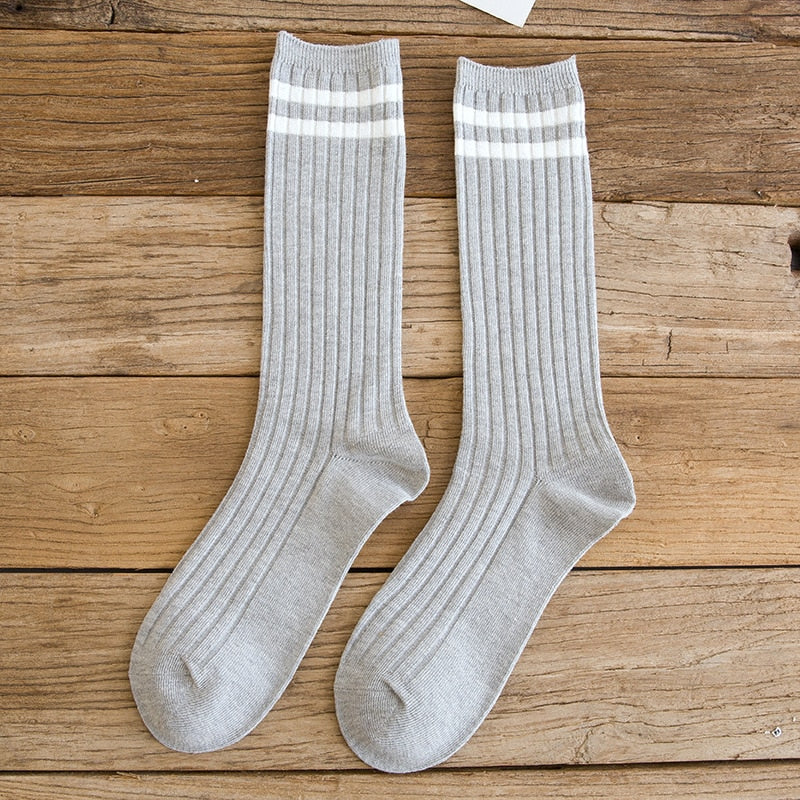 "COLLEGE STRIPED" Socks