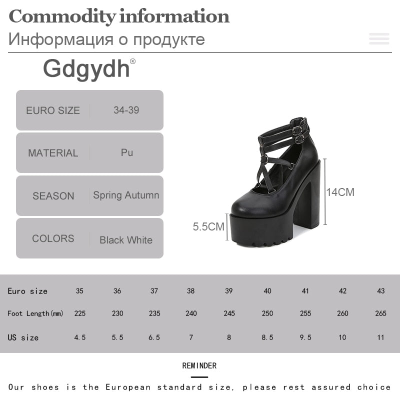 Gdgydh Criss Crossed Platform Pumps