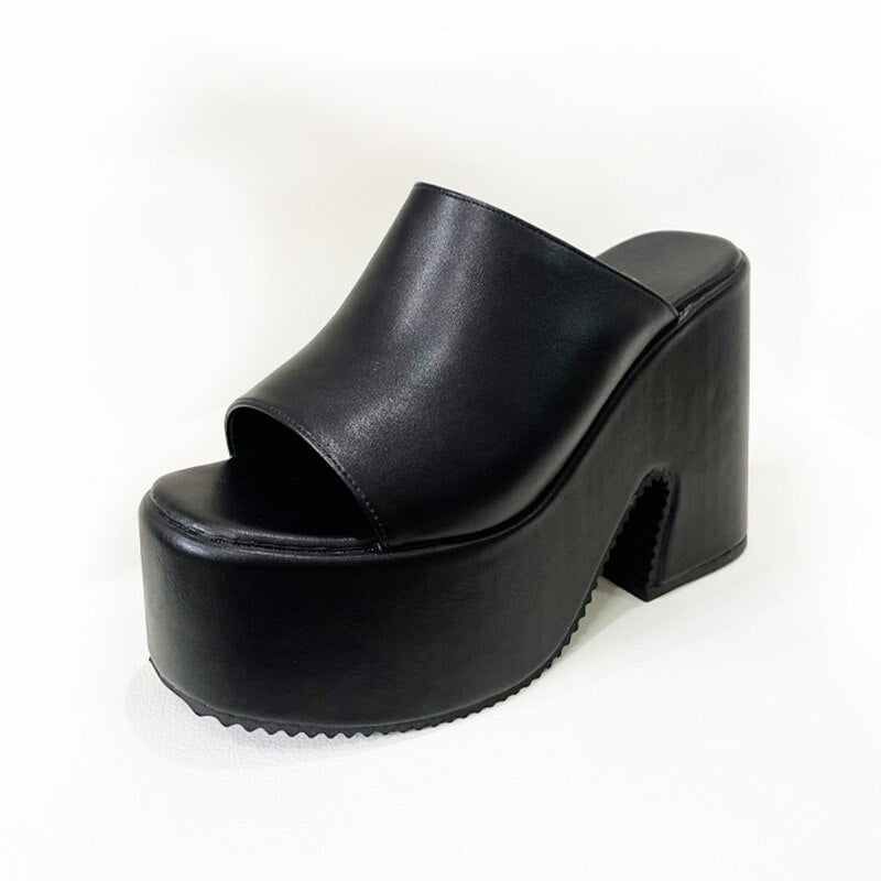 Gdgydh - Sandales épaisses à bout ouvert