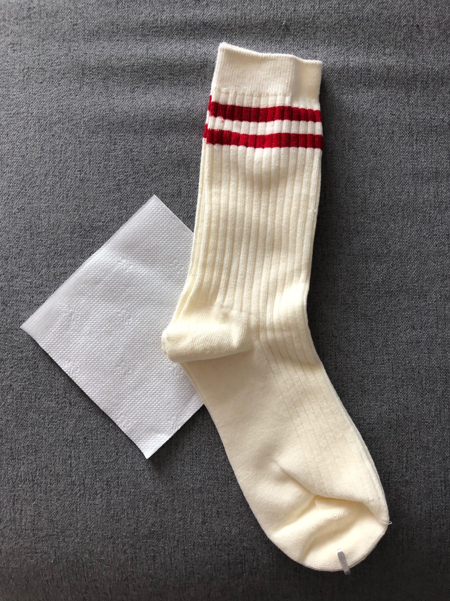 "COLLEGE STRIPED" Socks