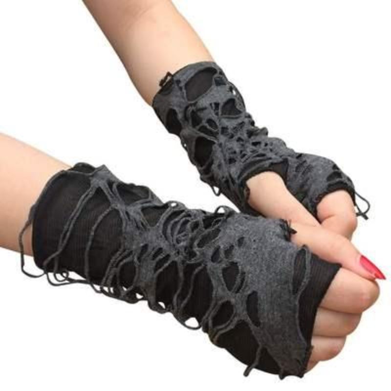 KOSAHIKI "HOLEY" Fingerless Gloves