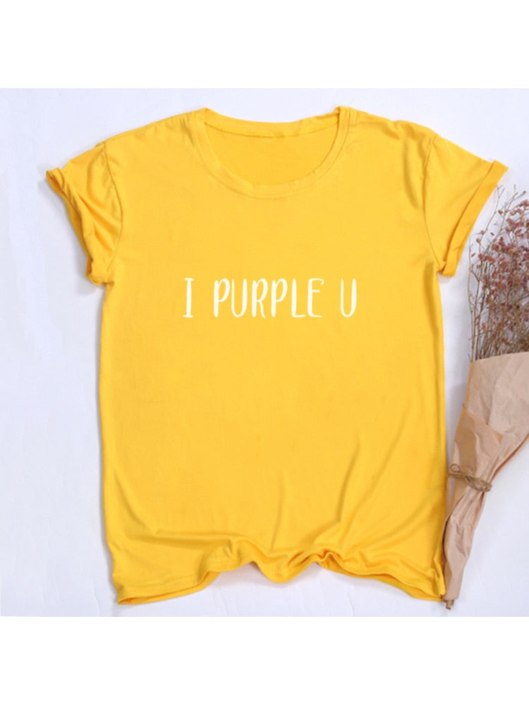 "I PURPLE YOU" Tee