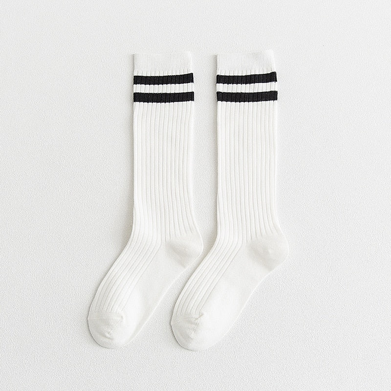 "COLLEGE STRIPED" Socks