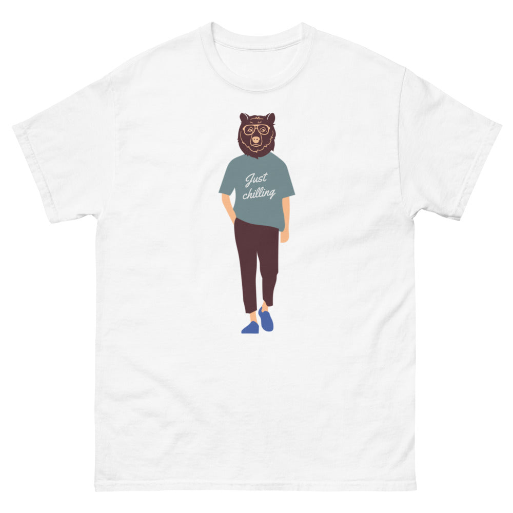 "JUST CHILLING" Heavyweight Tee