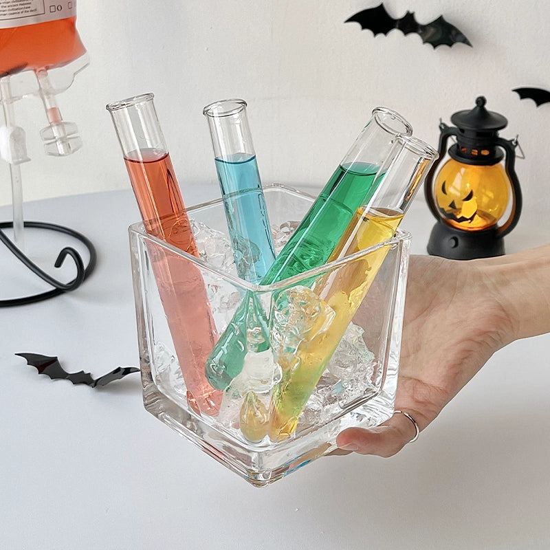 "TEST TUBE" Cocktail Glass Wine Cup Set