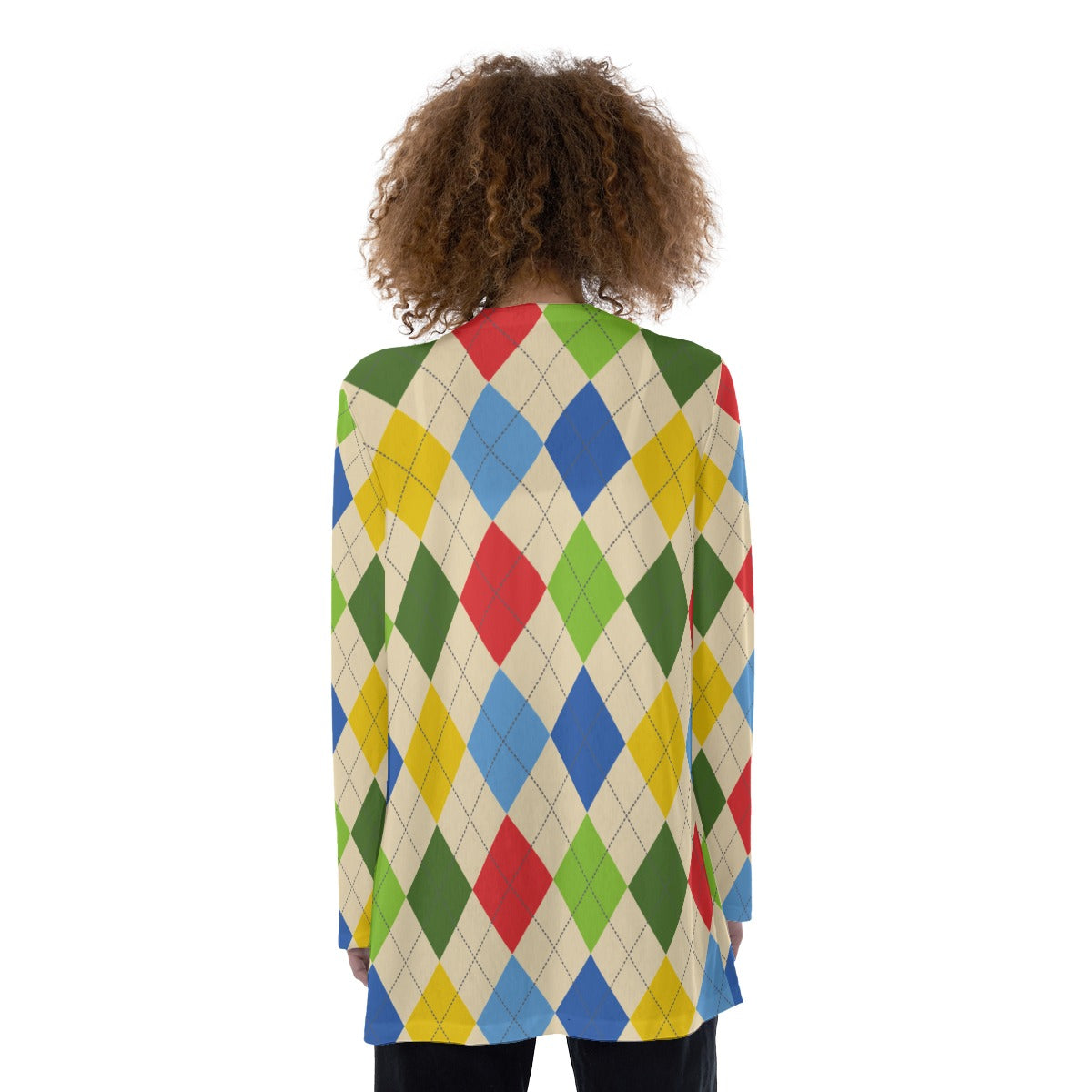 "TAINTED CLOWN" Patch Pocket Cardigan