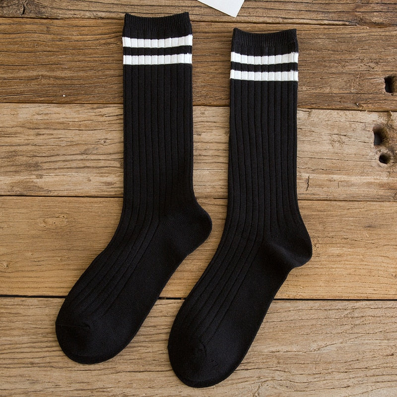 "COLLEGE STRIPED" Socks